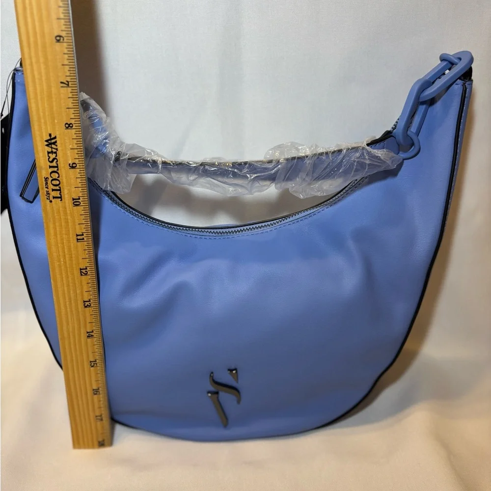Simply Vera Vera Wang Blue Crescent Shoulder Bag. NWT